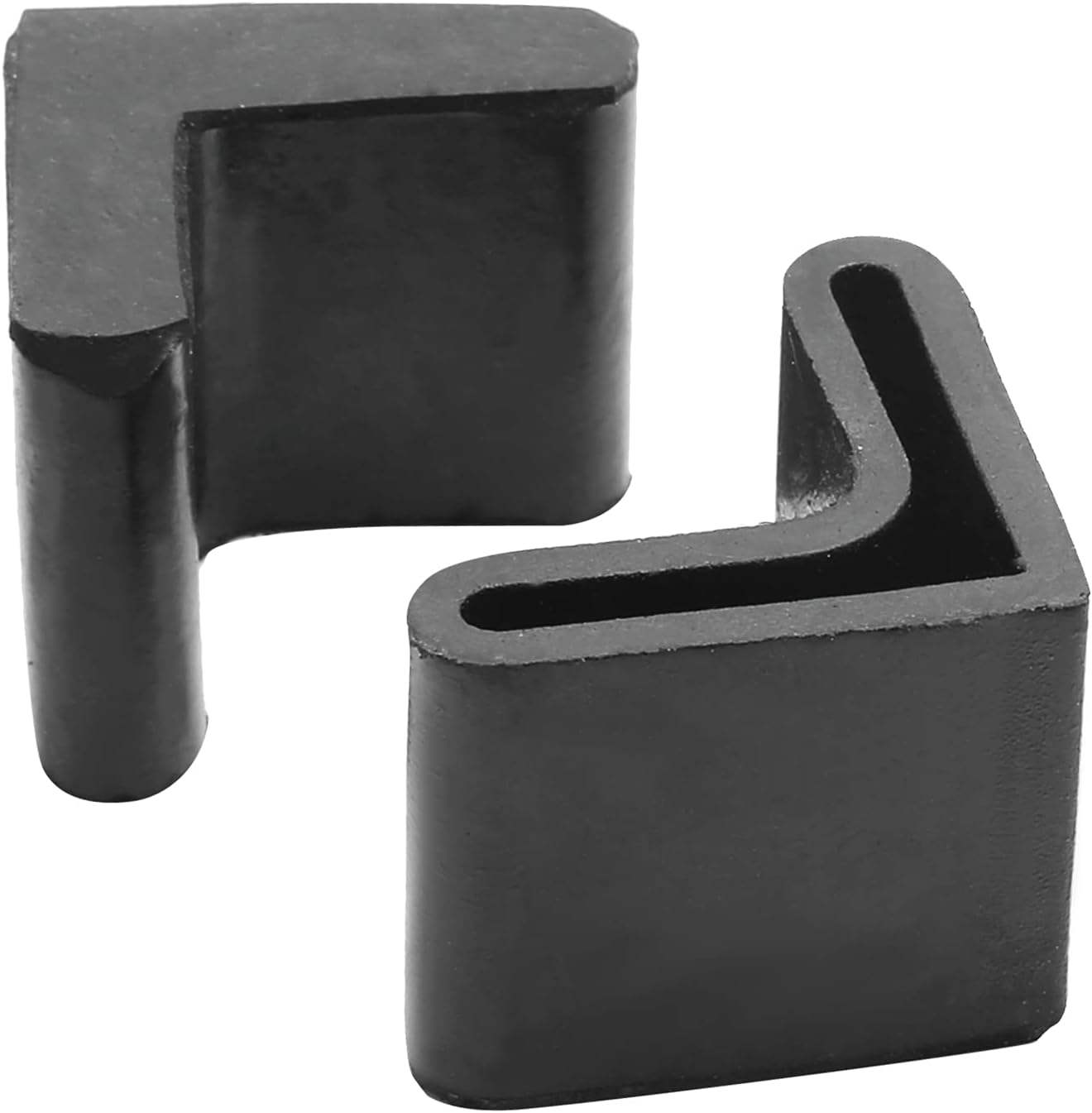 Metal Bed Frame Feet Covers Black Rubber Bed Leg Covers Durable