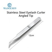Pince à épiler de précision KEWO pour poils fins, pince à épiler pour greffe de sourcils, 12 cm, pince à épiler DIY