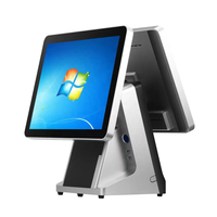 Aonpos écran tactile capacitif POS ordinateur 2*15 pouces terminal de paiement de bureau Windows EPOS ensemble complet de vente au détail