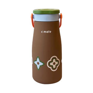 แก้วน้ำสแตนเลส C Mate ขนาด 500 มล. ขวดน้ำเก็บอุณหภูมิสำหรับเดินทางและกิจกรรมกลางแจ้ง พร้อมหลอดและฝาปิด - Product Image 4