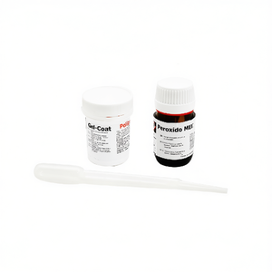 Kit de réparation de bac de douche gris tourterelle, résine DMC, gel coat, mélange de peroxyde inclus pour la fixation de baignoires et de douches - Product Image 3