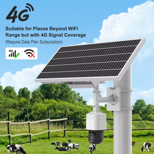 HK OEM 4MP 4G Color <b>Solar</b> PTZ <b>Camera</b> Human & Motion Detection 24/7 Full Color IP <b>Camera</b> Two-ways Audio 120dB WDR H.265+ IP65 - Product Image 3