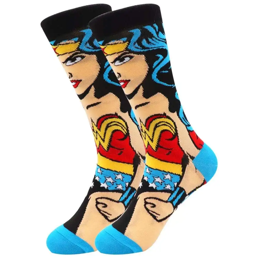 U wird mit dieser lustigen Cartoon-Elite überrascht werden ein Superheld Unisex Men Fashion Socken für Liebhaber