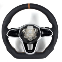 Volant personnalisé pour VW Golf 8 Tharu Arteon Caddy Talagon Polo CC Teramont Tiguan Jetta Amélioration de l'intérieur