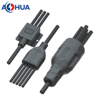 Conector Impermeable IP68 para Cableado de Parques de Golf, 25A 20A, Divisor Macho-Hembra, Diseño y Fabricación de Soluciones