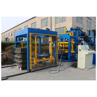 Machine de fabrication de blocs de béton QT4-15 automatique, ligne de production de briques solides à faible investissement