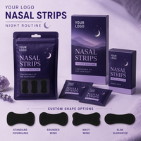 Bandes nasales sportives personnalisées OEM, anti-ronflement, respirantes, pour une meilleure respiration pendant le sommeil