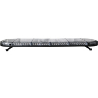 Barre lumineuse de signalisation d'urgence à LED de 50 pouces (129,88 cm) avec clignotants, feux de freinage et chargeur, pour ambulance et camion de remorquage
