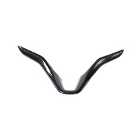 Volant en plastique pour voiture à conduite à droite (RHD) 15-19 CITY, motif fibre de carbone modifié, panneau de navigation noir, décoration intérieure de voiture
