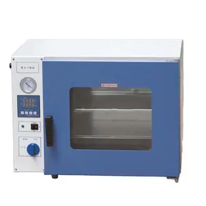 small laboratory stainless steel high temp drying vacuum dryer oven with vacuum pump