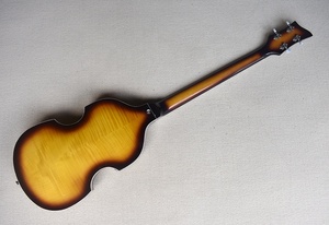 Guitare basse électrique Flyoung Tobacco Sunburst pour gaucher, 4 cordes, corps en érable - Product Image 5