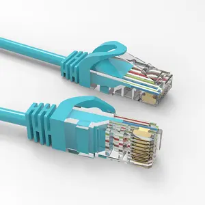 OEM APBG cabo de remendo plano de alta qualidade Cat5E Cat6 Rj45 cabo de rede Ethernet SFTP 24awg Cat5e preço do cabo de remendo
