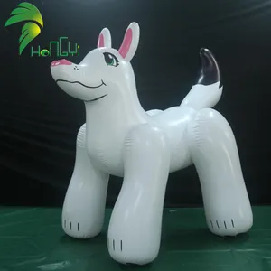 Hot Koop Opblaasbare Cartoon Hond Model, Giant Leuke Opblaasbare Dieren Ballon Voor Plezier