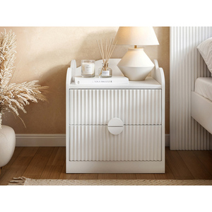 Juego de <span class=keywords><strong>Muebles</strong></span> de 4 Piezas para Dormitorio Infantil NOVA, Tablero de MDF con Acabado Blanco Mate, Cama Individual <span class=keywords><strong>Juvenil</strong></span> con Gabinete de Almacenamiento - Product Image 2