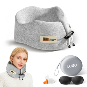 Tùy Chỉnh Xách Tay Hình Chữ U Du Lịch Gối Ergonomic Thoáng Khí Mềm Mại Cổ Bọc Với Chậm Phục Hồi Bộ Nhớ Bọt Tùy Chỉnh - Product Image 1