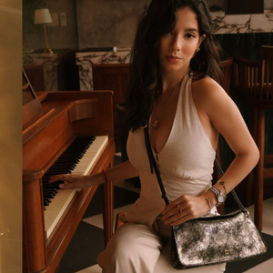 Sac bandoulière personnalisé de luxe pour femme, de marque, avec fermeture éclair, compartiments organisés, en nylon, style rétro, sac messager - Product Image 2