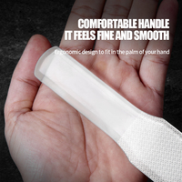 Râpe à pieds nano en verre exfoliante, lime pour les pieds, outil de massage et de traitement des callosités, pédicure