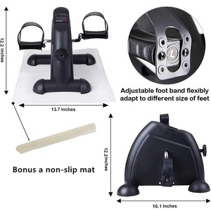 Phòng tập thể dục nhà LCD hiển thị chu kỳ xe đạp chân cánh tay Bàn tập thể dục bước Mini Pedal Exerciser - Product Image 4