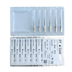 منتج جديد: ملفات نيتي دوارة حرارية نشطة لطب الأسنان، ذهبية، 6 قطع/العلبة، ملفات دوارة لثلاث سنوات، أداة لُبية - Product Image 5