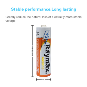 Raymax 24 Pezzi <span class=keywords><strong>Batterie</strong></span> Alcaline LR6 AM-3 AA 1,5 <span class=keywords><strong>Volt</strong></span> per Telecomandi e Torce Portatili - Product Image 2