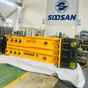 Casse-pierre hydraulique SOOSAN Sb 180 TOP Type, moteur neuf, pour excavatrices de 40 à 55 tonnes, usage de démolition, garantie 1 an pour rapport - Product Image 1