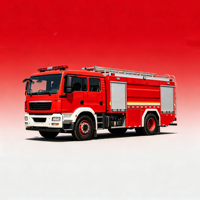 Camion Pompier Diesel 8000L Direct Usine Dongfeng 4x2 D530 170HP Cummins avec Réservoir d'Eau 8CBM et Pompe CB10/40 pour Secours Incendie