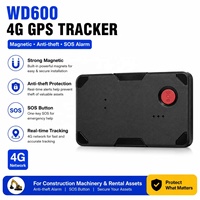 Traceur GPS magnétique 4G WD600 pour équipements de construction et actifs de location