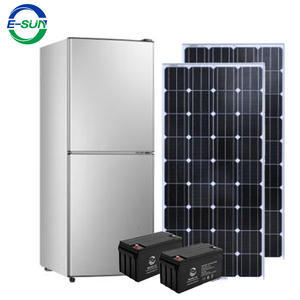 Réfrigérateur-congélateur solaire Esun 12V DC 215L, vertical, hors réseau, pour la maison et le bureau - Product Image 1