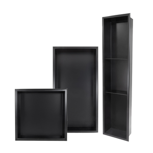 Niches de douche encastrées 24x12 pouces, double étagère, en acier inoxydable 304, à insérer dans le mur, étanches, rangement intégré pour salle de bain et cuisine - Product Image 5