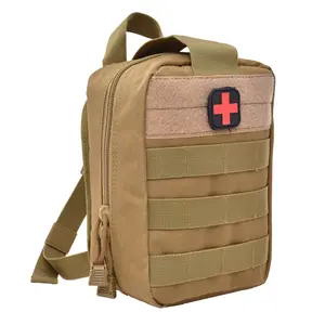 Botiquín de primeros auxilios médico impermeable para exteriores, botiquín de primeros auxilios para acampada, envío rápido