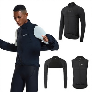Chaqueta de Ciclismo Ligera 2 en 1 para Hombre YKYWBIKE, Impermeable, Cortavientos, de Nailon, con 6 Bolsillos, Transpirable, para Bicicleta de Carretera y MTB - Product Image 2