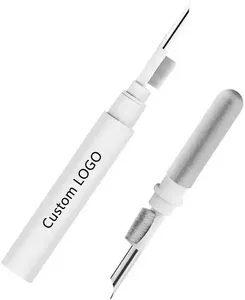 便携式多功能清洁刷笔耳塞充电盒清洁器苹果Airpods清洁笔带定制标志