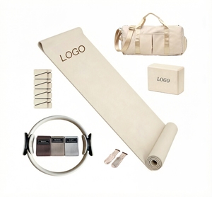 <span class=keywords><strong>Kit</strong></span> de fitness personnalisé avec logo : ballon de yoga, anneau de Pilates, poids de cheville en silicone, bande de résistance pour étirements, <span class=keywords><strong>kit</strong></span> de Pilates - Product Image 1