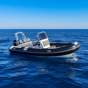 Luxury 20ft Rib 600 Rigid Deep V Aluminum RIB Orca Hypalon/PVC Inflatable Boats - Product Image 4
