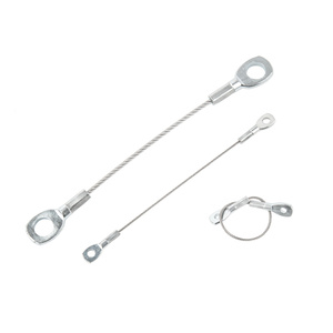 Système de câble en acier inoxydable Cottedstring en plastique pour suspendre la lumière 3/8 pinces de câble pince de câble métallique pince de câble métallique - Product Image 3