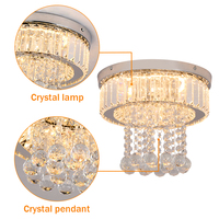 Plafonniers LED modernes pour bureau à domicile, certifiés SAA, à montage en surface, 3 couleurs changeantes, en acier inoxydable, CRI 90 élevé
