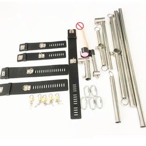 Jeux pour adultes, ensembles de bondage avec gode anal, cadre <span class=keywords><strong>en</strong></span> acier inoxydable, kit de contrainte, jouets sexuels anaux pour couples - Product Image 6