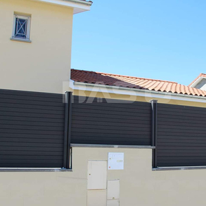 花园和阳台用可再生水源防水 WPC 围栏 - 环保木塑装饰围栏 - Product Image 5