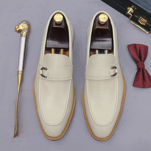 Mocassins décontractés faits main à bout pointu, design patchwork, rehaussant la taille, adaptés aux mariages, aux bureaux et à l'extérieur en automne. - Product Image 3