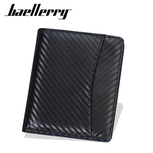 Baelberry Men's Short Wallet Minimalist Snap Clasp Card Holder Multi Color Business Card <b>Case</b> Everyday Use - Product Image 5