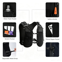 Sac à dos de randonnée et de trail imperméable avec poche à eau de 2L