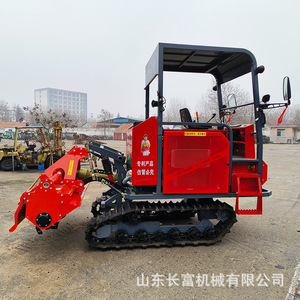 Motoculteur à essence multifonctionnel sur chenilles Shandong Changfu pour la préparation des terres agricoles - Product Image 3