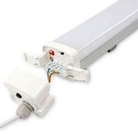 Lumières tri-preuve de haute qualité 18w 36w 50w 150l/W 60cm 120cm 150cm LED lumière linéaire tri-preuve Ip65 lumière de parking d'entrepôt