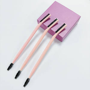 Cepillo de Maquillaje para Cejas y Pestañas con Logotipo Personalizado, Varita Doble para Cejas y Pestañas - Product Image 3