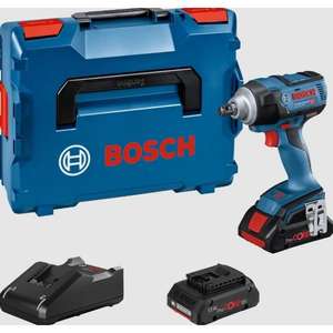 BOSCH - 06019D8202 GDS 18V-300-Visseuse à chocs 18 V 300 Nm en étui avec 2 batteries 4Ah et chargeur - Product Image 1