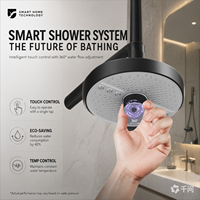 Pommeau de douche suspendu portable à jet unique haute pression et économie d'eau pour salle de bain et hôtel