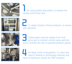 ضمان لمدة خمس سنوات بخاخ أعلى مسحوق معدات التجفيف المحبب رشاش مجفف - Product Image 2