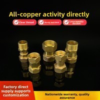 Raccord droit pivotant en laiton 1/2" 3/4" 1" à filetage femelle, raccord forgé pour chauffe-eau solaire basse pression