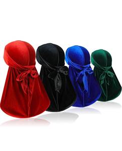 Fabrication de Durags <span class=keywords><strong>Durag</strong></span> pour hommes en satin unisexe en velours de qualité supérieure - Product Image 6
