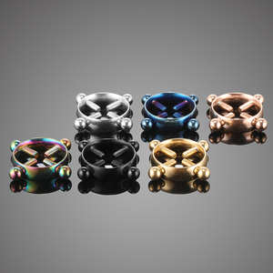 Paar Stahl Nippel ringe Runde nicht <span class=keywords><strong>Piercing</strong></span> Nippel Schild <span class=keywords><strong>Piercing</strong></span> Schraube Nippel klemmen Sexy Körpers chmuck Adult Game für Frauen - Product Image 5